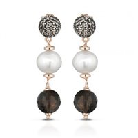 Orecchini Lelune Donna LELUNE GLAMOUR in Argento Perla LGEA74 - LGEA74
